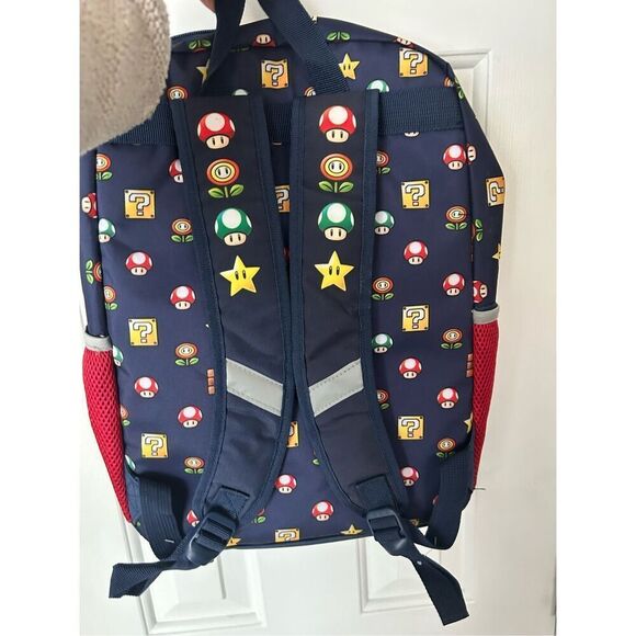 Super Mario backpack kids school backpack size 12x17x5 - Picture 4 of 5